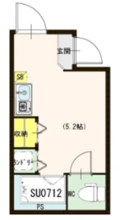 ハーモニーテラス方南町Westの物件間取画像